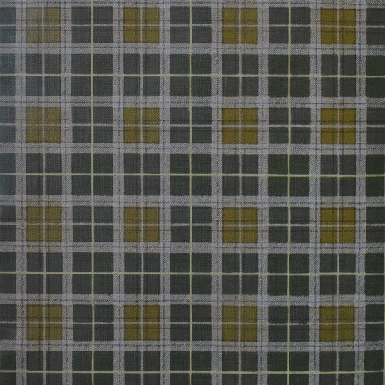 Vintage ruitbehang groen - Afbeelding 2