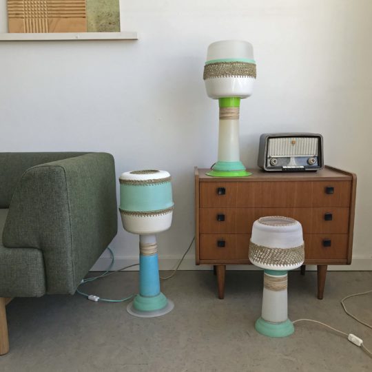 Hooked on it lamp mintgroen met groen - Afbeelding 2