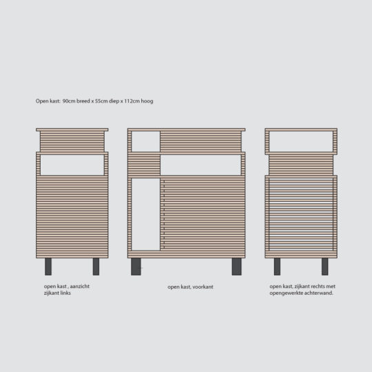 Multiplex open kast - Afbeelding 3
