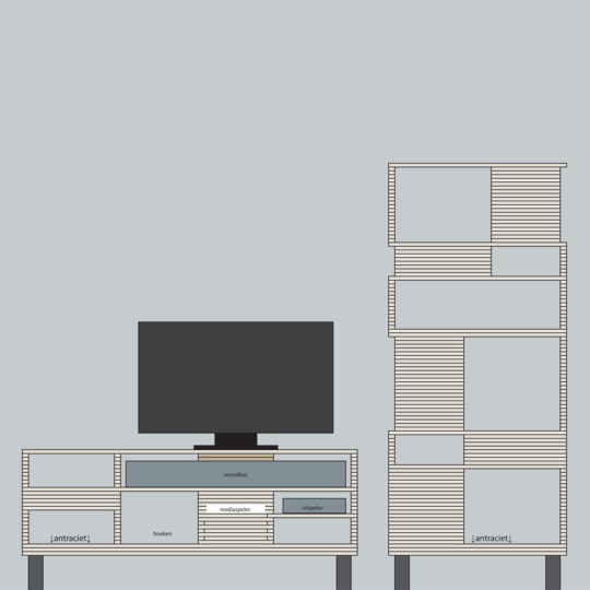 Multiplex hoge kast - Afbeelding 3