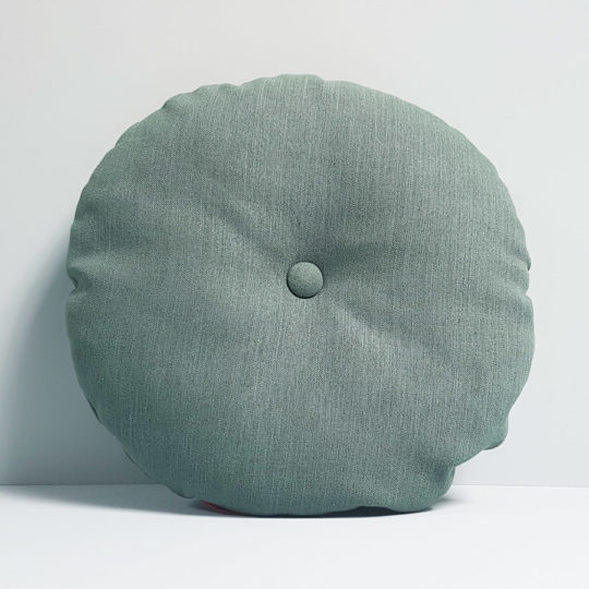 Rond kussen in Elegance green - Afbeelding 2