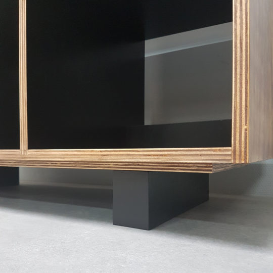 Platenkast vintage look - Afbeelding 6