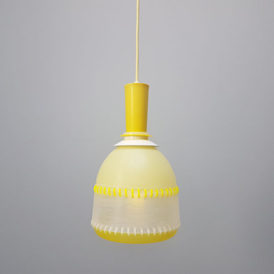 tupperware upcycle lamp