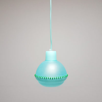 tupperware upcycle lamp