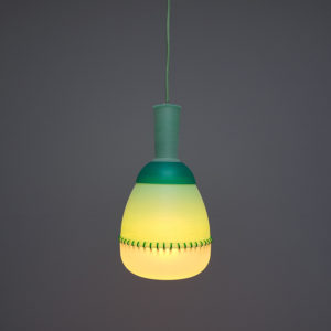 lamp tupperware upcycle