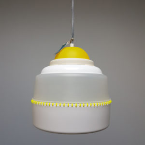 lamp tupperware upcycle