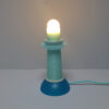 upcycle lamp aqua