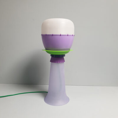 staande lamp lila groen en paars