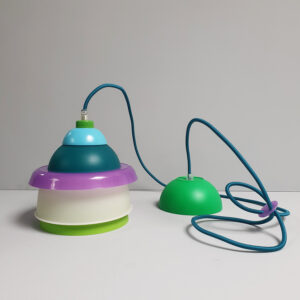 hanglamp groen paars en petrol